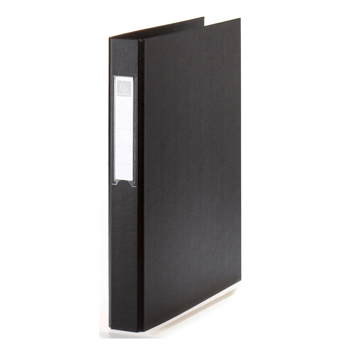 PP-Covered A4 4-Ring Binder, 40mm Spine, 400-Sheet Capacity — Black