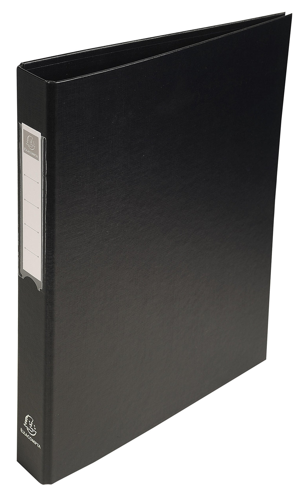 PP-Covered A4 4-Ring Binder, 40mm Spine, 400-Sheet Capacity — Black