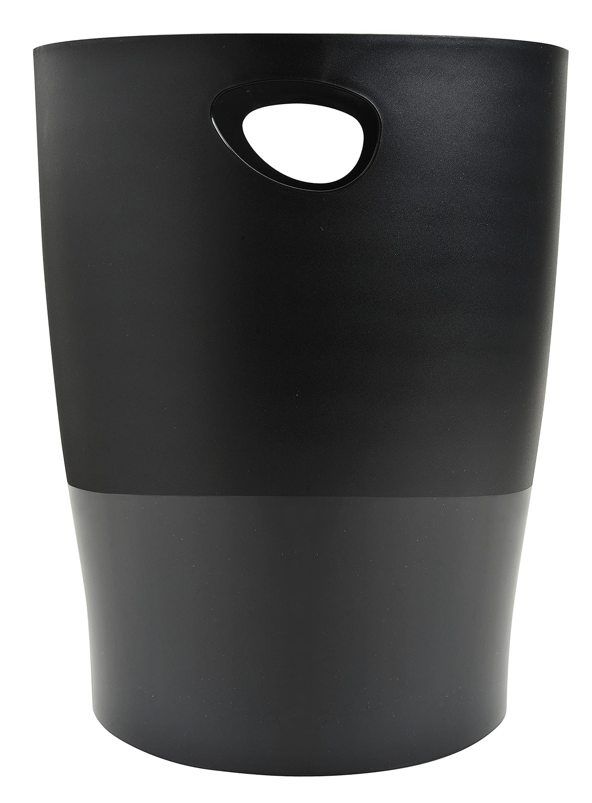 Ref 453014D Ecobin Waste Paper Bin, 15L, 263×263×335mm, Black
