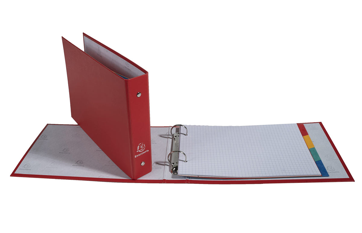Rigid PP 2-Ring Binder, 25mm Capacity, Assorted Colors