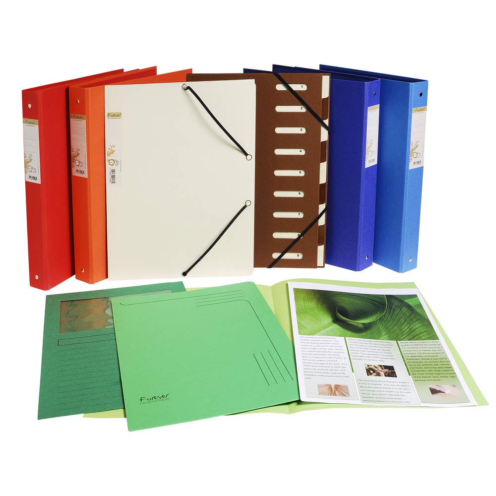 Rigid Ring Binder Forever A4 4 Rings Light Blue