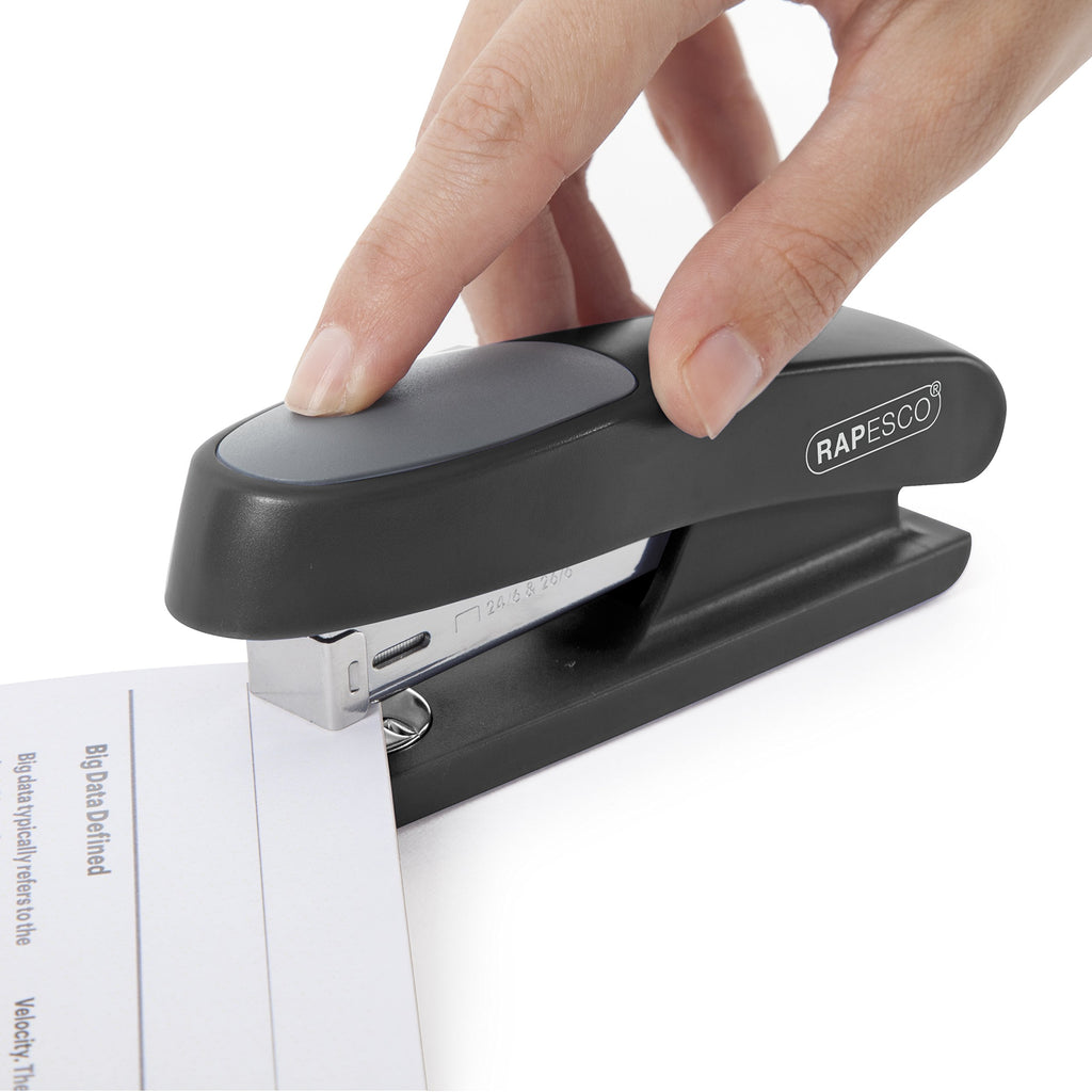 RR7260B3 ECO Sting Ray Stapler, 20-Sheet Capacity, Black