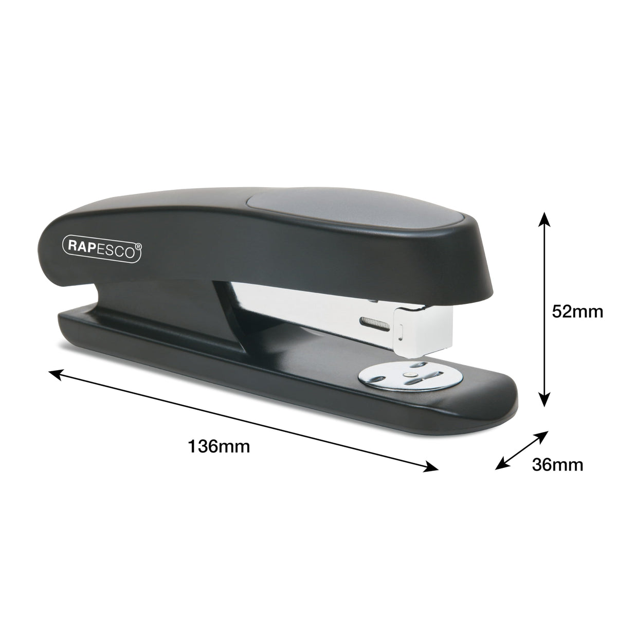 RR7260B3 ECO Sting Ray Stapler, 20-Sheet Capacity, Black
