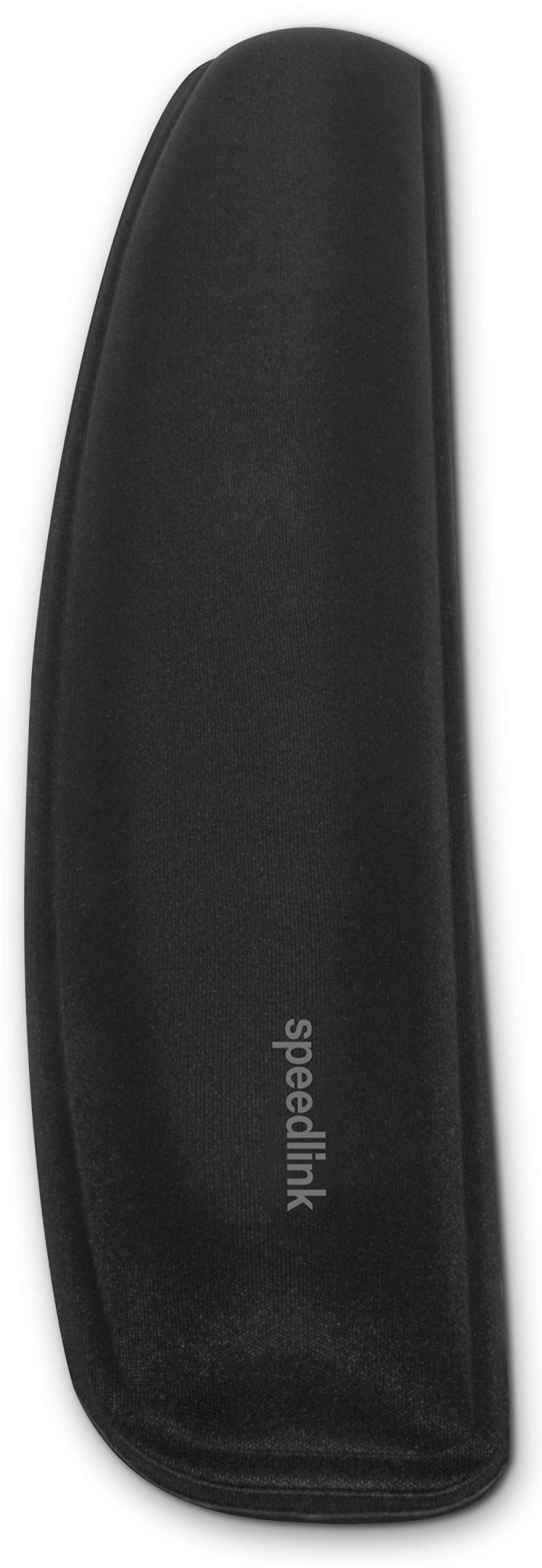 SATEEN Ergonomic Wrist Rest — Soft Cover, Non-Slip Base, Black