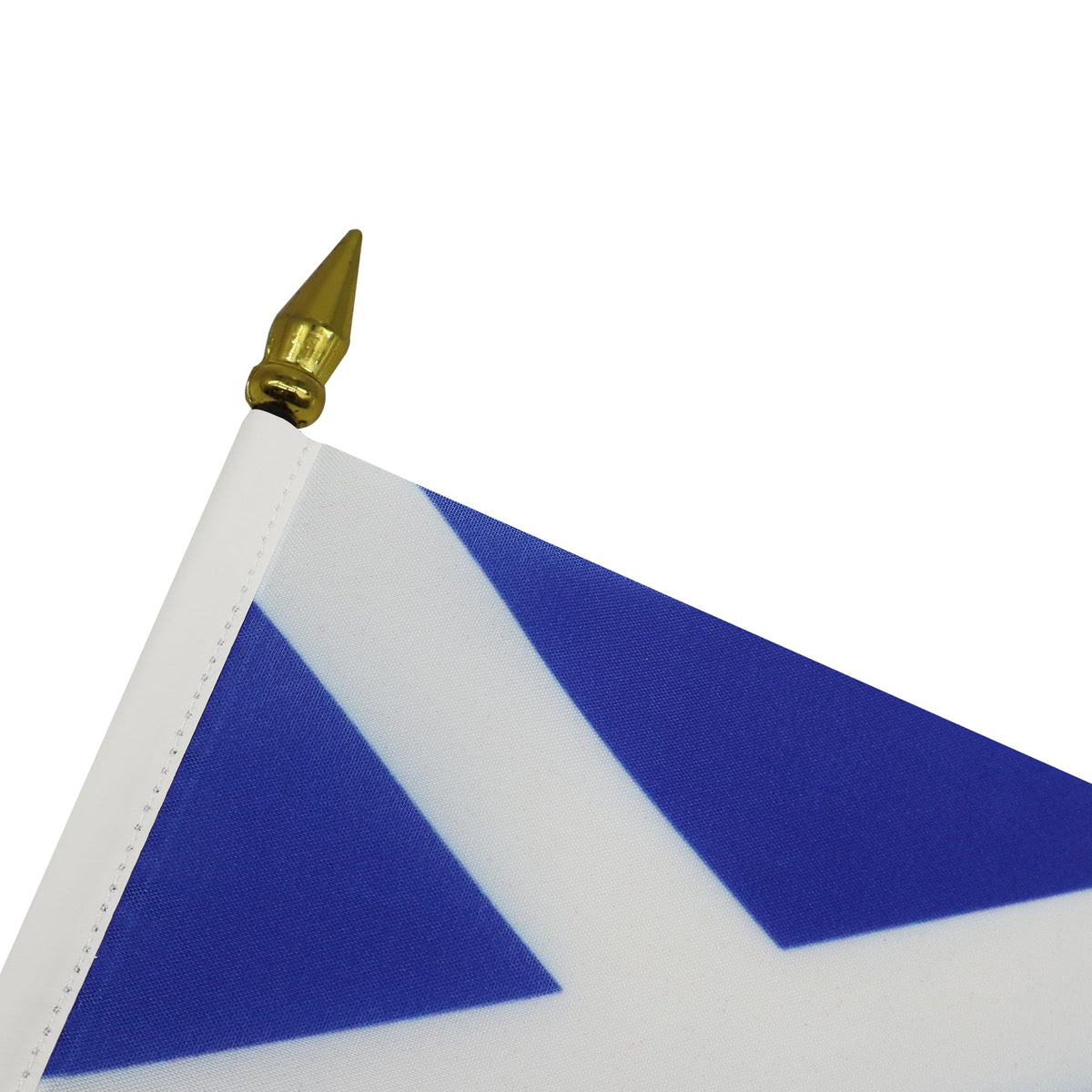 Scotland Table Flag 15×10 cm 100D Polyester with Plastic Base