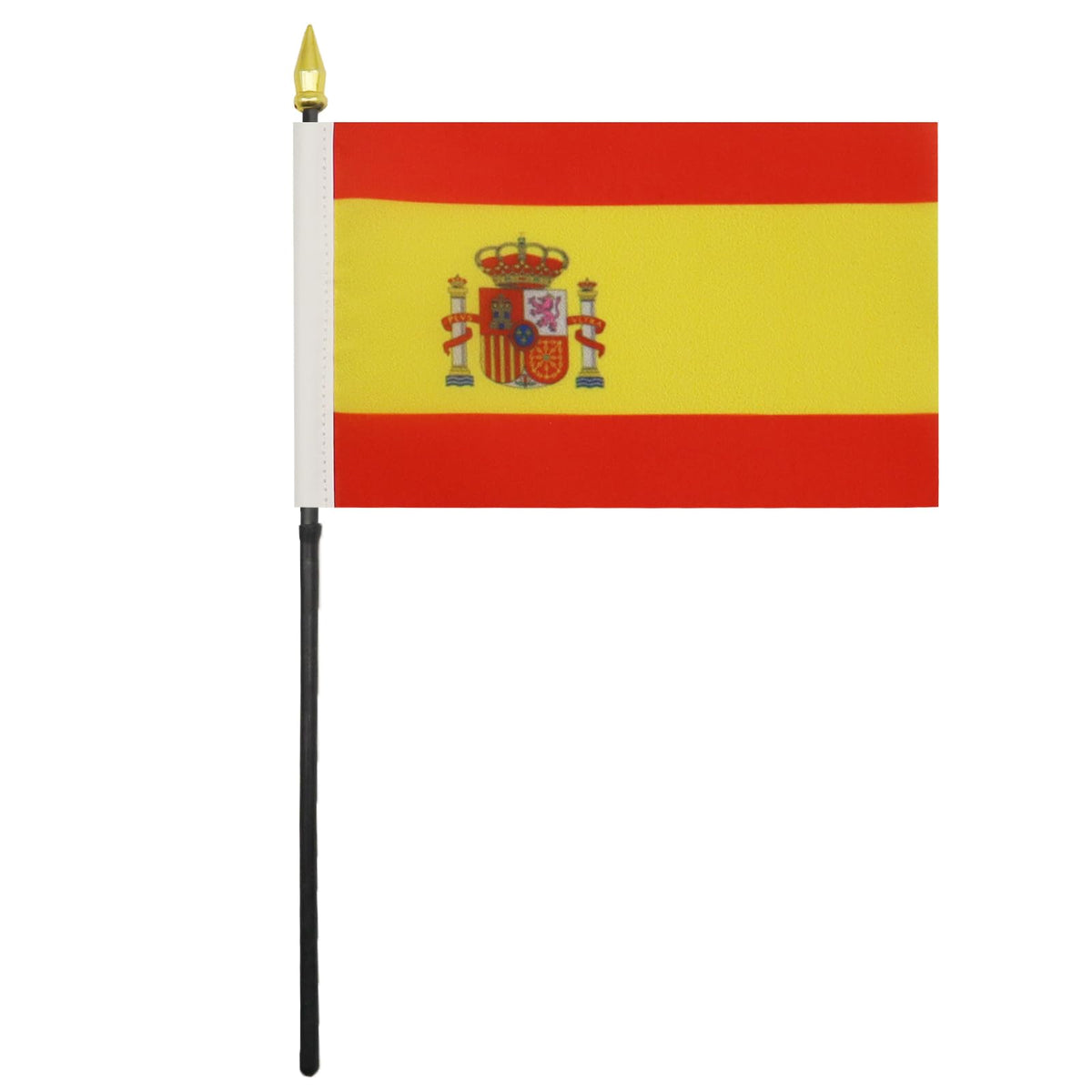 Spain Table Flag 15x10 cm 100D Polyester Plastic Base
