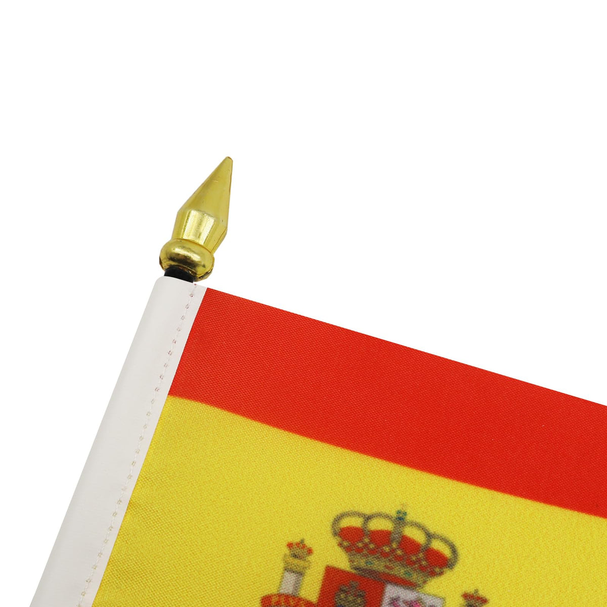 Spain Table Flag 15x10 cm 100D Polyester Plastic Base