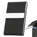 Stainless Steel Magnetic Business Card Holder — Slim RFID Card Case