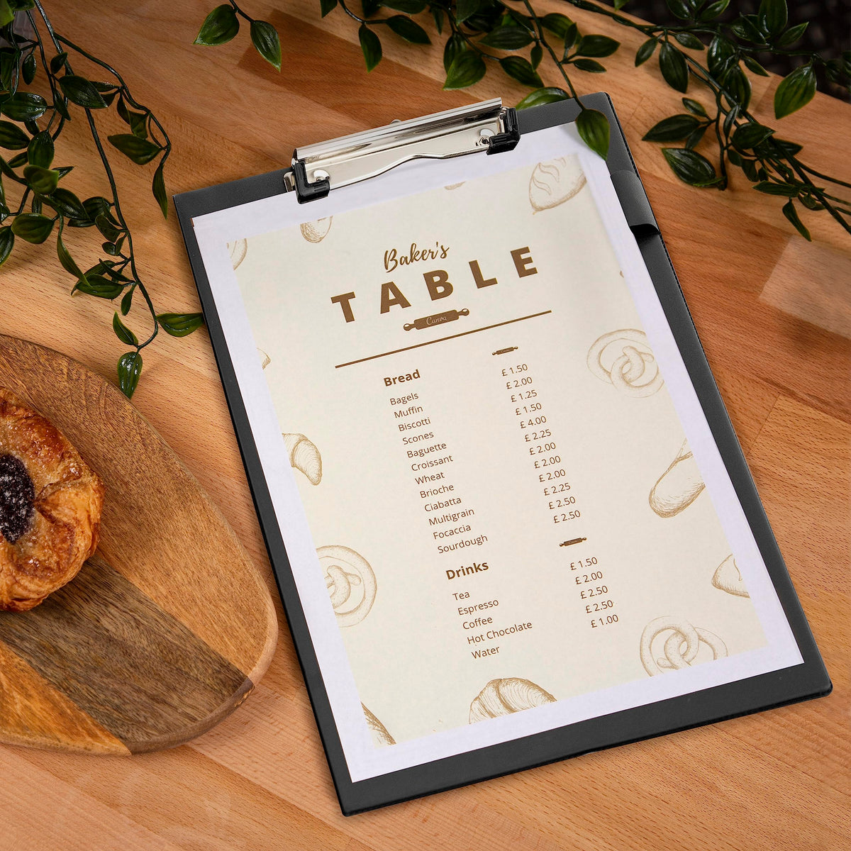 Standard Clipboard A4+ Black