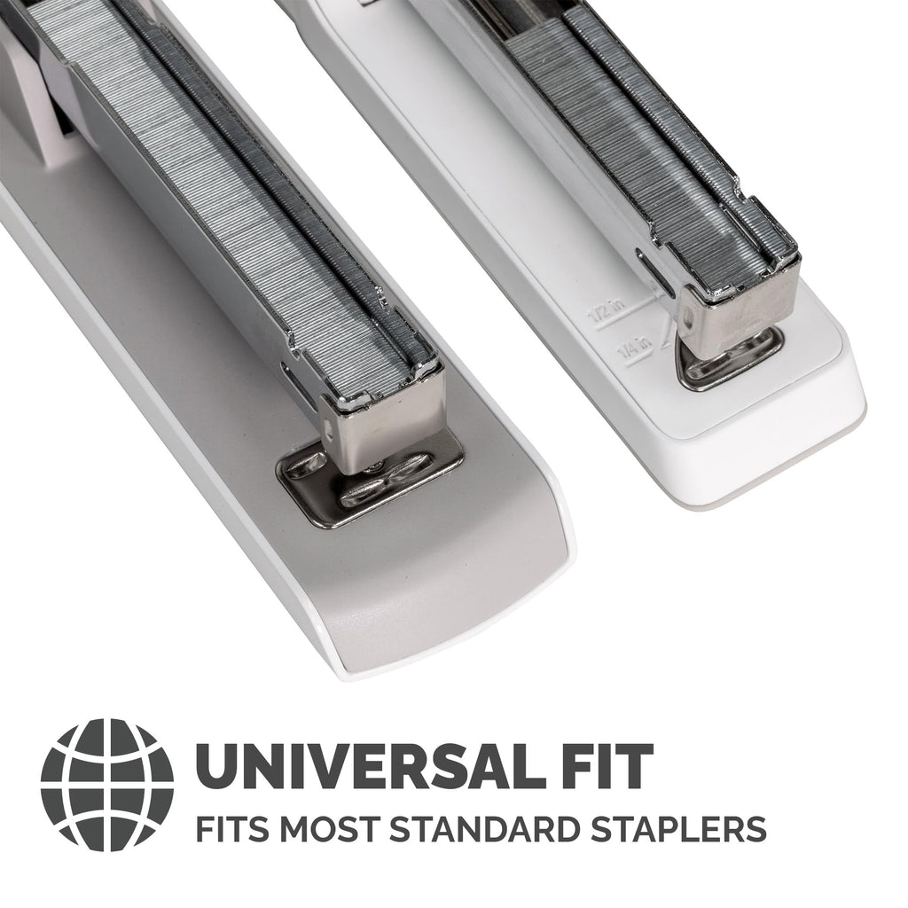 Staples 26/6mm for Full-Strip Staplers — Box of 5000 Silver