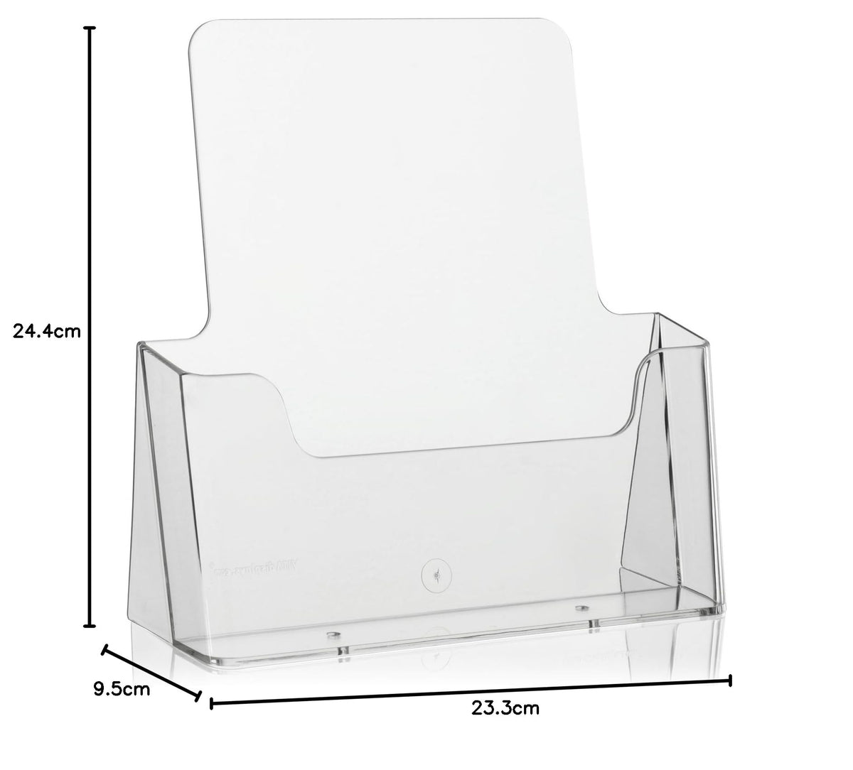 Table Brochure Stand Transparent A4 Flyer Holder