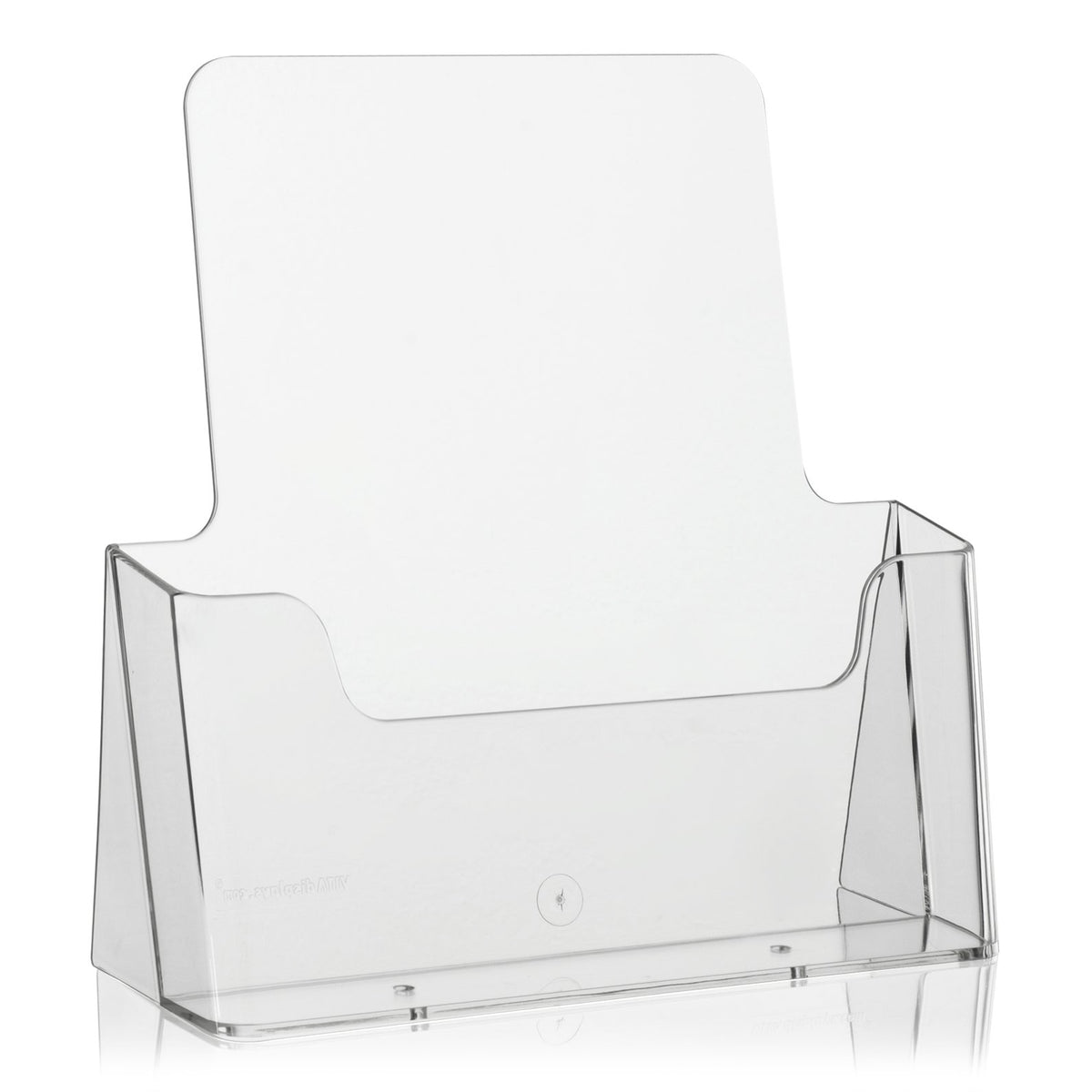 Table Brochure Stand Transparent A4 Flyer Holder