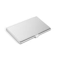 Ultra-Thin Stainless Steel Business Card Holder, Silver