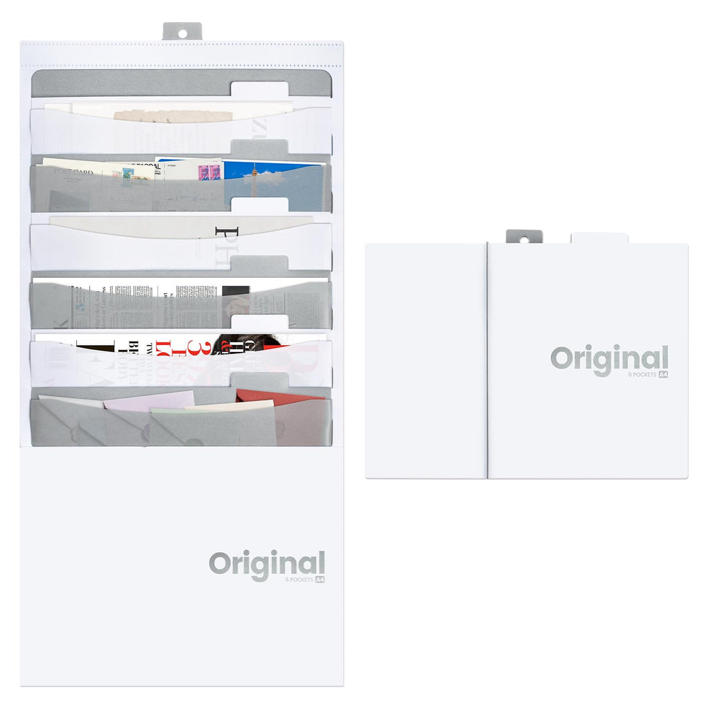 Wall File Organizer — 6-Pocket Hanging A4 File Organizer