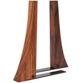 Walnut Handmade Wooden Bookends for Shelves