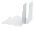 Wedge Metal Bookends White Pack of 2