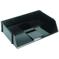 Wide Entry Letter Tray - Black