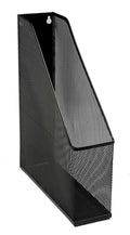 Wiremesh Magazine Rack, Steel Desk File & Magazine Holder, Black